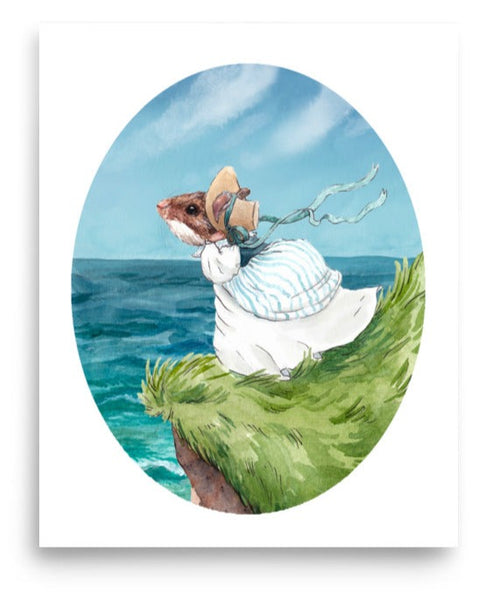 Felicity at Sea ~ 8x10" print