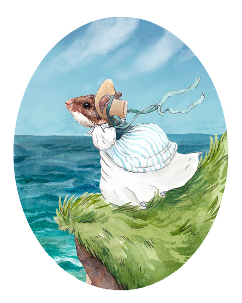 Felicity at Sea ~ 8x10" print
