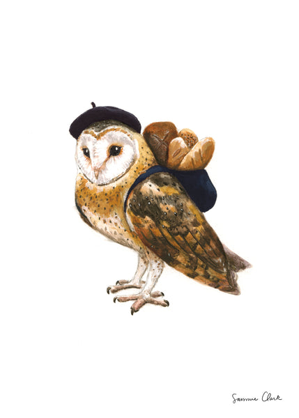 *Seconds* Francoeur the Barn Owl~ Limited Edition print