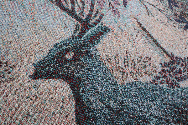 Enchanted Woodland Woven Tapestry Blanket