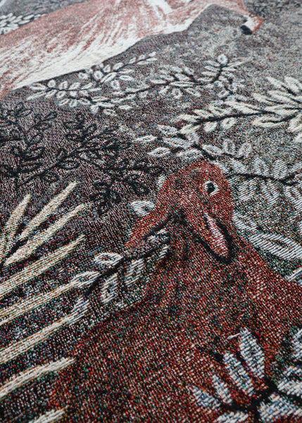 Enchanted Woodland Woven Tapestry Blanket