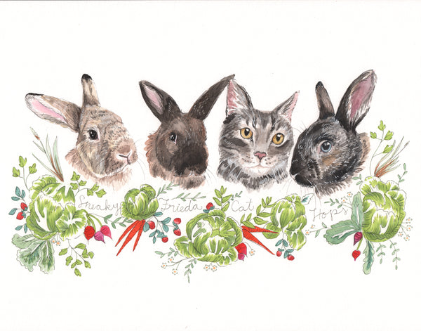 Multiple Pet Portrait