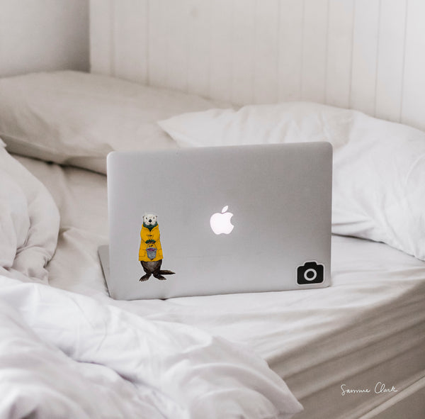 Charles the Sea Otter Sticker