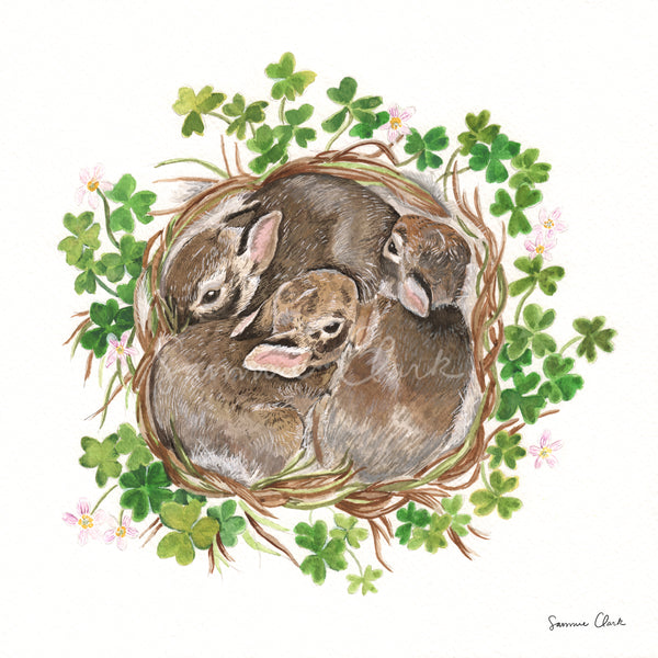 Bunny Nest Print