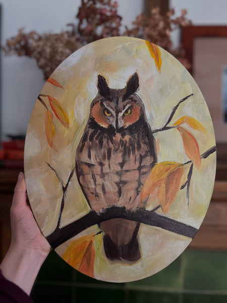 Long-eared Owl ~ Original Painting