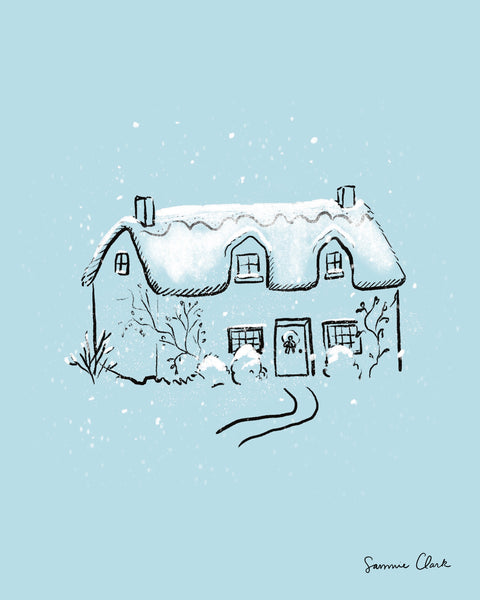 Snowy Cottages Digital Download