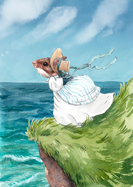 Limited Edition ~ Felicity at Sea 5x7" print
