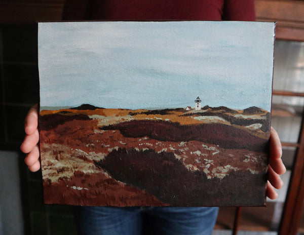 Autumn Lighthouse ~ Original Painting