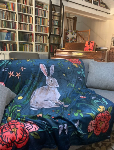 Botanical Hare Blanket