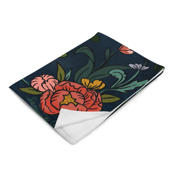 Botanical Hare Blanket