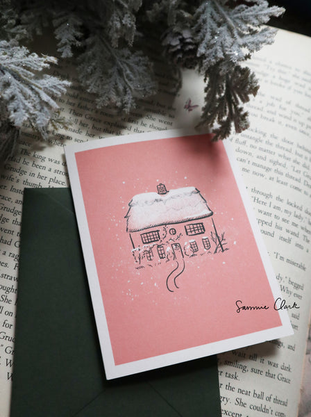 Winter Cottages Stationery Set