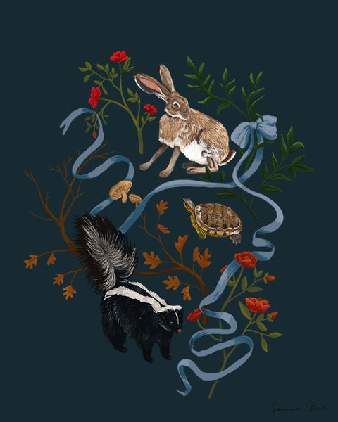 Fancy Fauna ~ Fine Art Print
