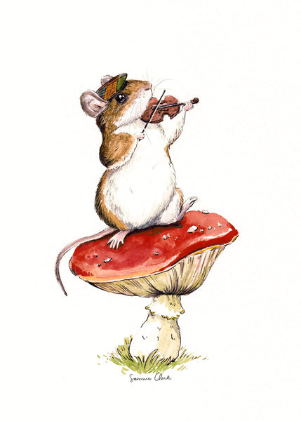 *Seconds* Pippin the Deer Mouse Limited Edition Print