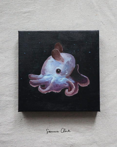 Dumbo Octopus~ Acrylic on Canvas