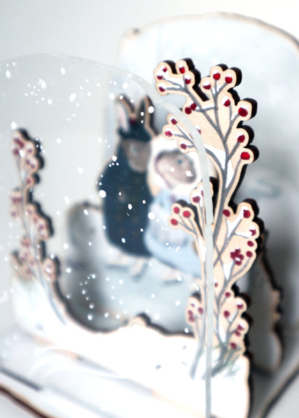 Winterberry Dreams ~ Layered Artwork 2nd in a series