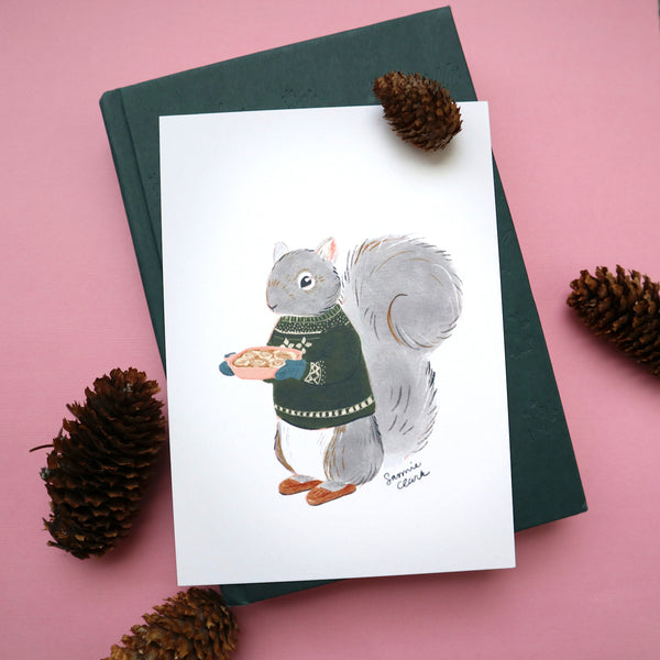 *Seconds* Squirrel Limited Edition print