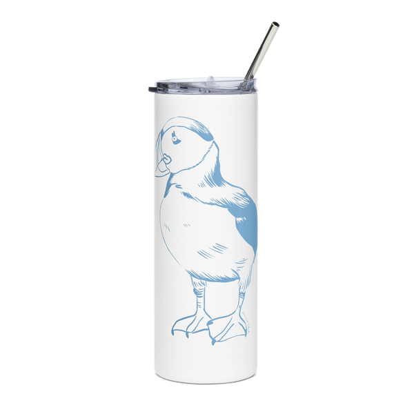 Puffin Tumbler with Lid & Straw
