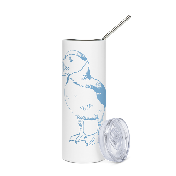 Puffin Tumbler with Lid & Straw
